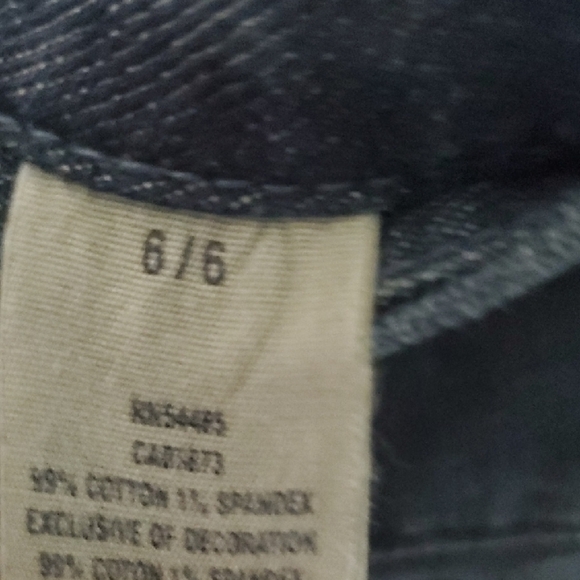 American Eagle Vintage Y2k Women's Blue Denim Shorts size 6 - Picture 2 of 9